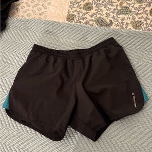 Merrill Black Athletic Shorts